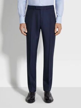 Lauren Ralph Lauren Navy Dress Pants Tailored Business Formal Trousers